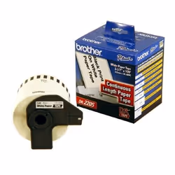 Brother DK2205, White, DK, 2-3/7" x 100 ft