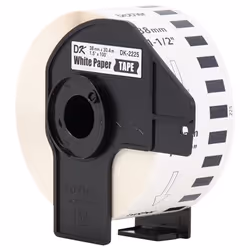 Brother DK-2225 printer label Black, White Self-adhesive printer label
