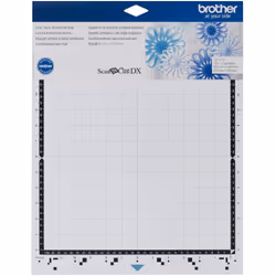 Brother ScanNCut DX Mat CADXMATLOW12  12"""" x 12"""" Low Tack Adhesive for Thin and Delicate Materials  Use with Brother Cut ...