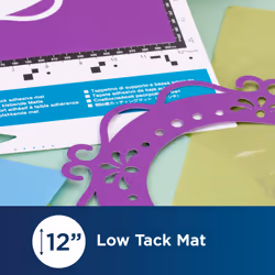 Brother ScanNCut DX Mat CADXMATLOW12  12"""" x 12"""" Low Tack Adhesive for Thin and Delicate Materials  Use with Brother Cutting Machines
