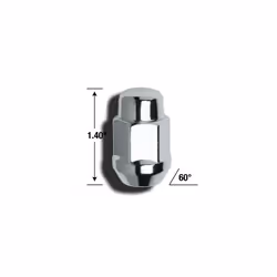 Gorilla Automotive 41147B Acorn Bulge Seat Lug Nuts 14mm x 1.50 Thread Size
