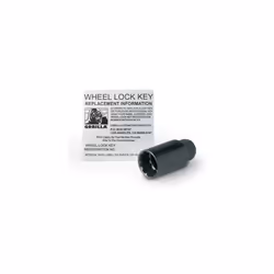Gorilla Automotive 71621NBC Acorn Black Chrome Wheel Locks 12mm x 125 Thread Size  Pack of 4