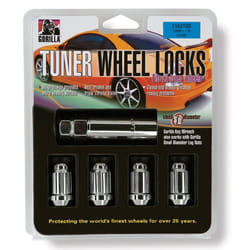 gorilla Automotive 21631SD Small Diameter Wheel Locks 12mm x 150 Thread Size
