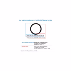 Gorilla Automotive 735615 Wheel Hub Centric Rings 73mm OD x 5615mm ID  Pack of 4