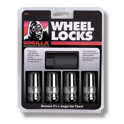 Gorilla Automotive 76681N Duplex Acorn Wheel Locks (1/2"""" Thread Size)  Pack of 4