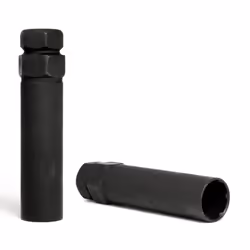Gorilla Automotive 21123BC Small Diameter Acorn Black 5 Lug Kit (12mm x 1.25 Thread Size) - Pack of 20