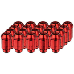 Gorilla Automotive 21133RD Small Diameter Acorn Red 5 Lug Kit (12mm x 1.50 Thread Size) - Pack of 20