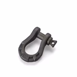 WARN 92092 Epic 1/2 Steel Winch D-Ring Shackle with 5/8 Pin: 2.75 Ton (5,500 lb) Capacity , Black