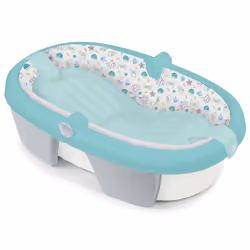 Summer Infant Foldaway Baby Bath Under The Sea - Convenient Baby Bathtub That Folds Compactly for Easy Storage and Travel - I ...