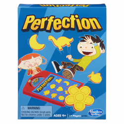Hasbro Gaming Perfection Popping Shapes and Pieces Game for Kids Ages 4 and Up