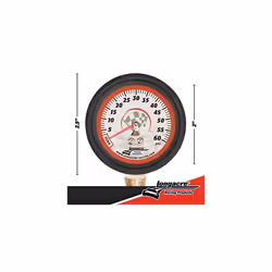 Longacre 52-52004 0-60 PSI Tire Pressure Gauge, 2 Inch