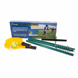 champion Sports TTgAME Tetherball Tennis: Swingball Outdoor Lawn game for Kids, Adults, and Families - Backyard Tether Kit wi ...
