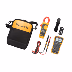 Fluke 117323 Kit Multimeter and Clamp Meter Combo Kit For Residential And Commercial Electricians ACDC Voltage AC Current 4 ...