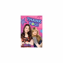 iCarly Thank You Cards- 8ct