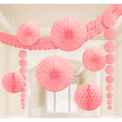 Amscan 249261, Paper, Pink, 9 pc(s)