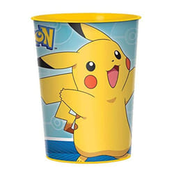 Multicolor Pokemon Favor Cup - 16 oz. - Premium Plastic Party Souvenir & Prize - Perfect for Pokemon-Themed Parties & Events (1 Pc.)