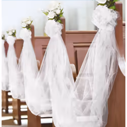Amscan 340053-08, White, Wedding veil, White, 1 pc(s)