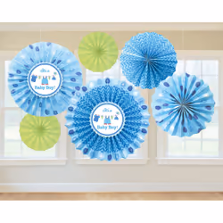 Amscan 291491, Paper, Blue, Green, Red, White, Birthday, 6 pc(s)