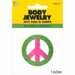 Neon Spirit Glitter Body Jewelry  Party Accessory