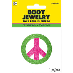 Neon Spirit Glitter Body Jewelry  Party Accessory