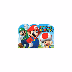 Super Mario Invitation Postcards - /8