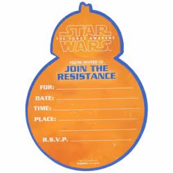 Star Wars Episode VII Jumbo Deluxe Invites  Party Favor