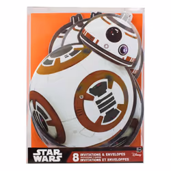 Star Wars Episode VII Jumbo Deluxe Invites  Party Favor