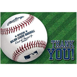""Rawlings??Baseball Collection"" Postcard Party Thank You Cards