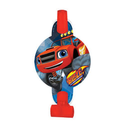 amscan Blaze and the Monster Machines Blowouts  Party Favor Red 5""