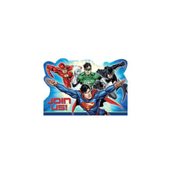 Justice League Postcard Invitation - /8