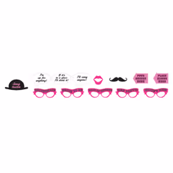 Amscan 9900539, Photo booth prop, Multicolour, Adult & Child, Any gender, Party, 12 pc(s)