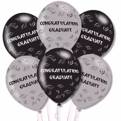 Amscan 9900690, Toy balloon, Latex, Black, 27.5 cm, 1 pc(s)