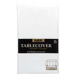 Amscan 9902201 disposable tablecloth Plastic Silver