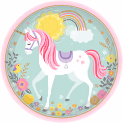 Amscan 551929 AM, Carton, Multicolour, 3 yr(s), Any gender, Magical Unicorn, Not for children under 36 months