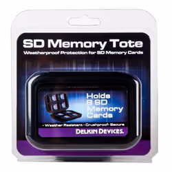 Delkin DDACC-SD8 memory card case Black