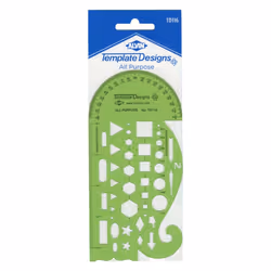 ALVIN TD116 General Purpose Template Mapping Symbols Ideal for Planning and Drafting