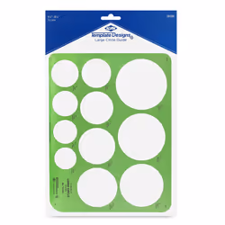 ALVIN  TD1201  Large Circles Guide Template  Drawing and Drafting Tool for Artists  Architects  Design and Drafting  1.5"" to ...