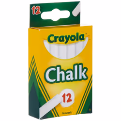 Crayola  1 Pack of 12 chalk  White