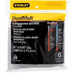 Stanley GS20DT Dual Temperature 4-Inch Glue Sticks  24-Pack