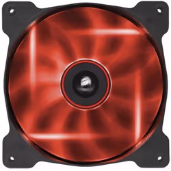 Corsair Air Series AF140-LED 140mm Quiet Edition High Airflow LED Fan - Red (Single Pack)