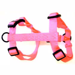 Hamilton Adjustable Comfort Nylon Dog Harness Hot Pink 1"""" x 40-50""""