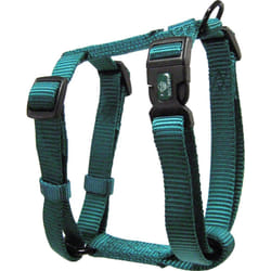 Hamilton Adjustable Comfort Nylon Dog Harness  Teal  1"""" x 30-40""""