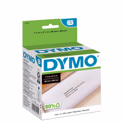 DYMO Authentic LW White Mailing Address Labels DYMO Labels for LabelWriter Label Printers 1-1/8"""" x 3-1/2"""" 2 Rolls of ...