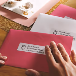 DYMO Authentic LW White Mailing Address Labels  DYMO Labels for LabelWriter Label Printers  1-1/8"""" x 3-1/2""""  2 Rolls of 350 (700 Total)