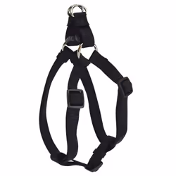Hamilton Adjustable Easy-On Step-in Style Dog Harness 5/8-Inch by 12-20-Inch Small Black