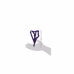 Hamilton Adjustable Easy-On Step-in Style Dog Harness  3/8-Inch by 10-16-Inch  Extra Small  Purple