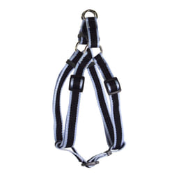 Hamilton 3-Stripe 3/8 by 10 to 16-Inch Adjustable Easy-On Dog Harness  X-Small  Sky Blue