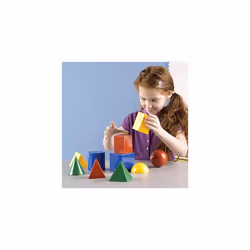 Learning Resources Large Geometric Shapes  10 Pieces   3""