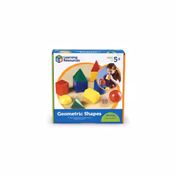 Learning Resources Large Geometric Shapes  10 Pieces   3""