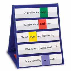 Learning Resources Tabletop Pocket Chart Classroom Tool Brown/a 0.9 inches tall